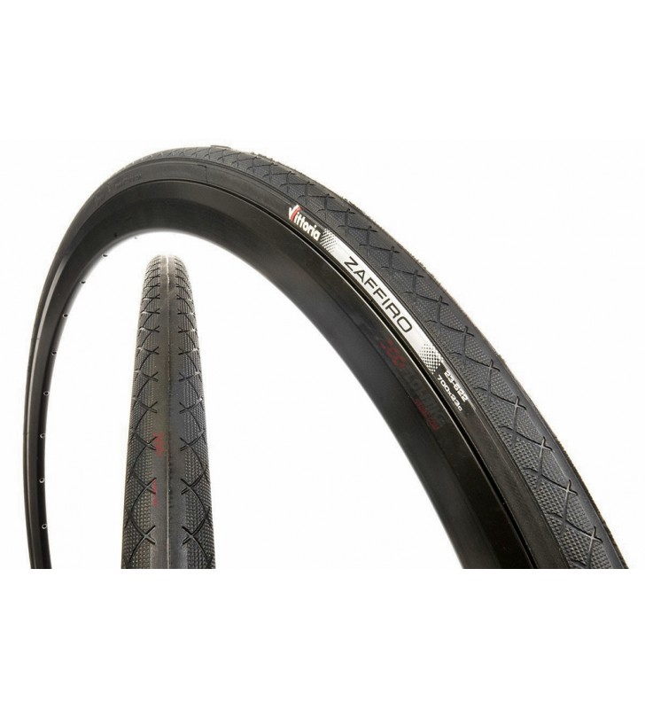 Pneumatico Vittoria Zaffiro IV – 700C, Antiforatura, Copertone Rigido Nero Per Bici